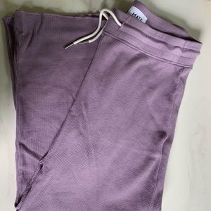 mate the label thermal wide leg pant